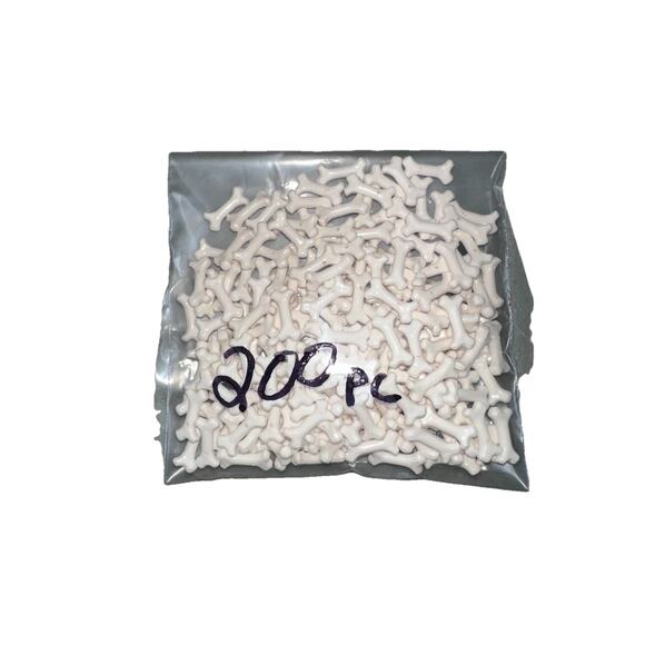 Lot of 200 LEGO Dog Bone Short White 93160 New - Picture 1 of 6